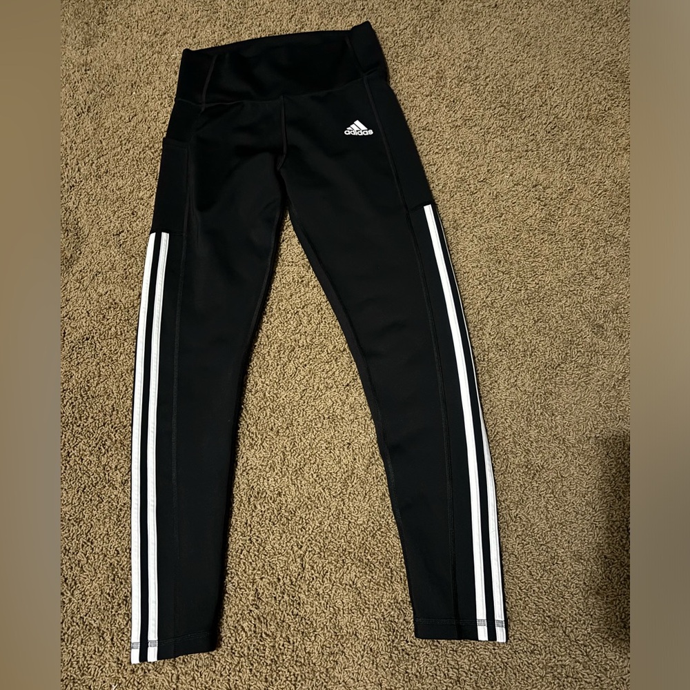 Adidas Women’s Black/White Athletic Leggings